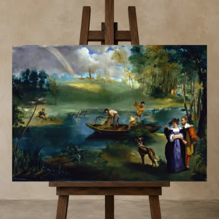 Premium Wall Art Yatay Html Edition – FAMOUS2407090 shown in Studio Easel