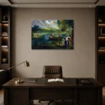 Premium Wall Art Yatay Html Edition – FAMOUS2407090 shown in Room 2