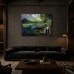 Premium Wall Art Yatay Html Edition – FAMOUS2407090 shown in Room 3