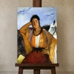 Premium Wall Art Dikey  Html Edition – FAMOUS2407092 shown in Studio Easel