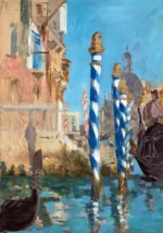 Le Grand Canal à Venise by Édouard Manet, an office wall art print for refined interiors