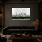 Premium Wall Art Yatay Html Edition – FAMOUS2407101 shown in Room 3