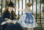 The Railway by Édouard Manet, an office wall art print for refined interiors