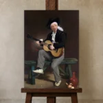 Premium Wall Art Dikey  Html Edition – FAMOUS2407104 shown in Studio Easel