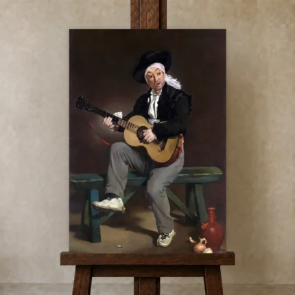 Premium Wall Art Dikey  Html Edition – FAMOUS2407104 shown in Studio Easel