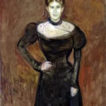 Aase Nørregaard by Edvard Munch, a living room wall art print for refined interiors