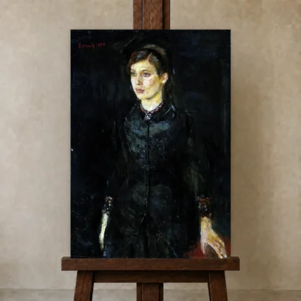 Premium Wall Art Dikey  Html Edition – FAMOUS2407112 shown in Studio Easel
