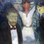 Jealousy by Edvard Munch, a living room wall art print for refined interiors