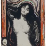 Madonna by Edvard Munch, a living room wall art print for refined interiors