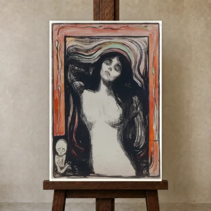 Premium Wall Art Dikey  Html Edition – FAMOUS2407114 shown in Studio Easel