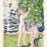 Neutralia by Edvard Munch, a living room wall art print for refined interiors
