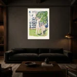 Premium Wall Art Dikey  Html Edition – FAMOUS2407117 shown in Room 3
