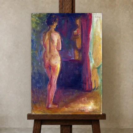 Premium Wall Art Dikey  Html Edition – FAMOUS2407118 shown in Studio Easel