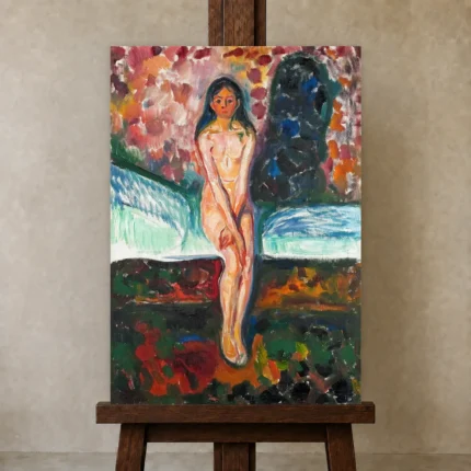 Premium Wall Art Dikey  Html Edition – FAMOUS2407119 shown in Studio Easel