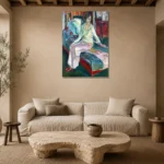 Premium Wall Art Dikey  Html Edition – FAMOUS2407121 shown in Room 4