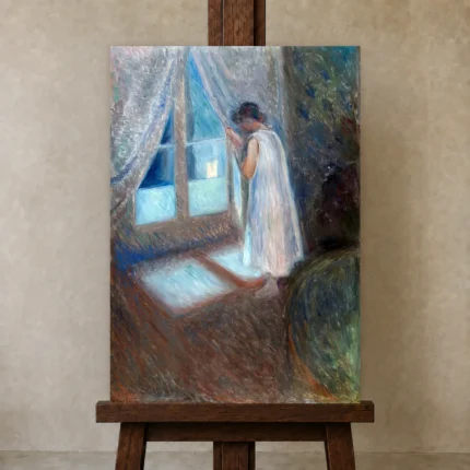 Premium Wall Art Dikey  Html Edition – FAMOUS2407125 shown in Studio Easel