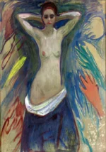 The Hands 1893 by Edvard Munch, a living room wall art print for refined interiors