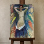 Premium Wall Art Dikey  Html Edition – FAMOUS2407126 shown in Studio Easel