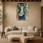 Premium Wall Art Dikey  Html Edition – FAMOUS2407126 shown in Room 4