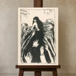 Premium Wall Art Dikey  Html Edition – FAMOUS2407127 shown in Studio Easel