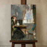 Premium Wall Art Dikey  Html Edition – FAMOUS2407128 shown in Studio Easel
