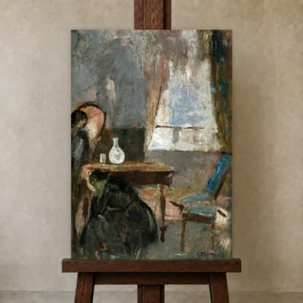 Premium Wall Art Dikey  Html Edition – FAMOUS2407128 shown in Studio Easel