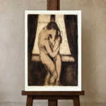 Premium Wall Art Dikey  Html Edition – FAMOUS2407129 shown in Studio Easel