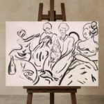 Premium Wall Art Yatay Html Edition – FAMOUS2407131 shown in Studio Easel