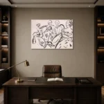 Premium Wall Art Yatay Html Edition – FAMOUS2407131 shown in Room 2