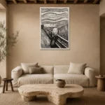 Premium Wall Art Dikey  Html Edition – FAMOUS2407132 shown in Room 4