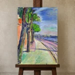 Premium Wall Art Dikey  Html Edition – FAMOUS2407137 shown in Studio Easel