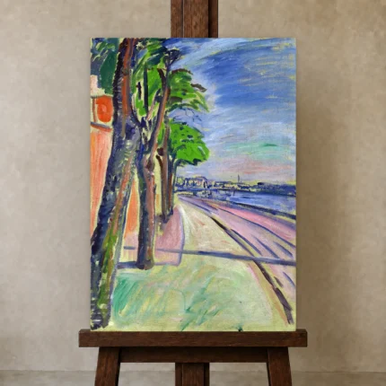 Premium Wall Art Dikey  Html Edition – FAMOUS2407137 shown in Studio Easel