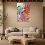 Premium Wall Art Dikey  Html Edition – FAMOUS2407139 shown in Room 4