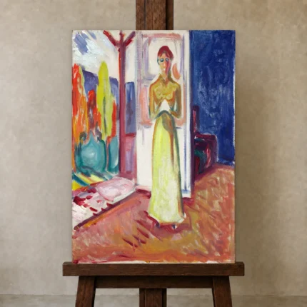 Premium Wall Art Dikey  Html Edition – FAMOUS2407140 shown in Studio Easel
