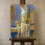 Premium Wall Art Dikey  Html Edition – FAMOUS2407141 shown in Studio Easel