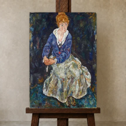 Premium Wall Art Dikey  Html Edition – FAMOUS2407144 shown in Studio Easel