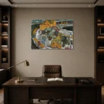 Premium Wall Art Yatay Html Edition – FAMOUS2407145 shown in Room 2