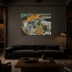 Premium Wall Art Yatay Html Edition – FAMOUS2407145 shown in Room 3