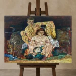 Premium Wall Art Yatay Html Edition – FAMOUS2407150 shown in Studio Easel