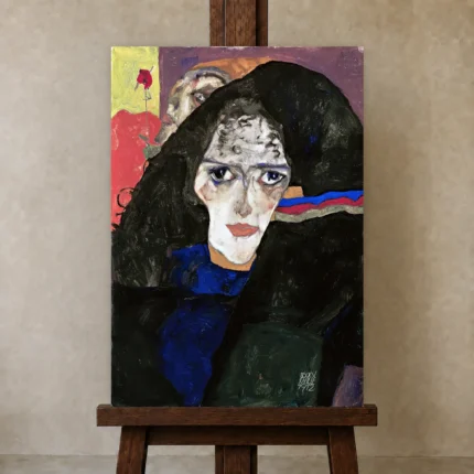 Premium Wall Art Dikey  Html Edition – FAMOUS2407151 shown in Studio Easel