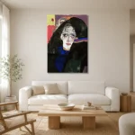 Premium Wall Art Dikey  Html Edition – FAMOUS2407151 shown in Room 1