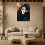 Premium Wall Art Dikey  Html Edition – FAMOUS2407151 shown in Room 4