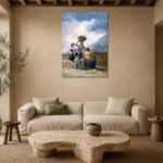 Premium Wall Art Dikey  Html Edition – FAMOUS2407153 shown in Room 4