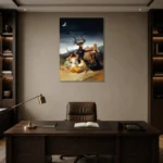 Premium Wall Art Dikey  Html Edition – FAMOUS2407160 shown in Room 2