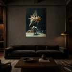 Premium Wall Art Dikey  Html Edition – FAMOUS2407162 shown in Room 3