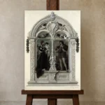 Premium Wall Art Dikey  Html Edition – FAMOUS2407166 shown in Studio Easel