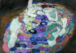 Die Jungfrau (The Virgin) by Gustav Klimt, a living room wall art print for refined interiors