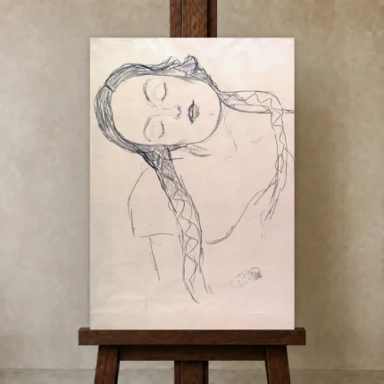 Premium Wall Art Dikey  Html Edition – FAMOUS2407170 shown in Studio Easel