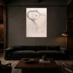 Premium Wall Art Dikey  Html Edition – FAMOUS2407170 shown in Room 3