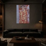 Premium Wall Art Dikey  Html Edition – FAMOUS2407171 shown in Room 3